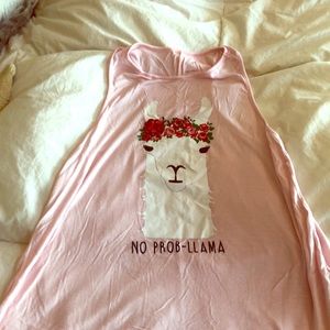 Pink Graphic Embellished Tank